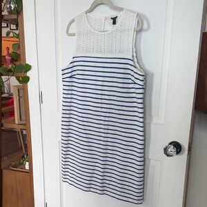 Striped Cotton Shift Dress from J. Crew